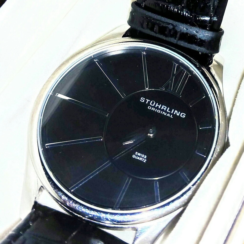 Stührling Original Stainless Steel Men's Watch - Picture 2 of 7